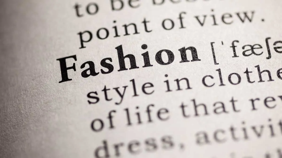 Fashion definition close up