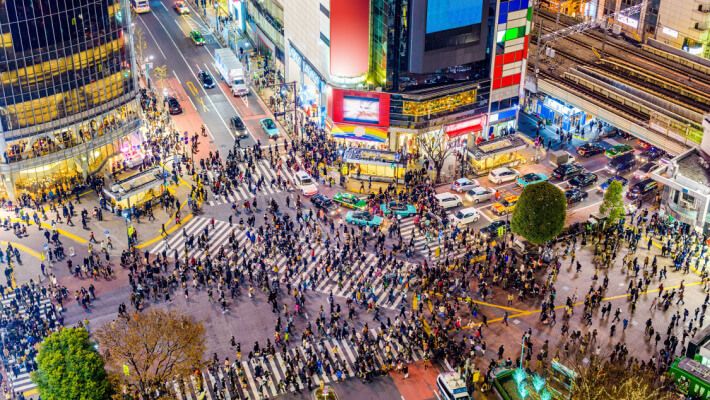 Shibuya Tokyo Japan Crosswalk