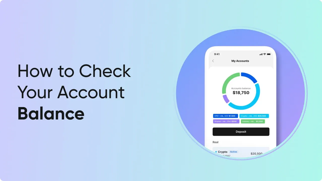 How to check your account balance with markets.com